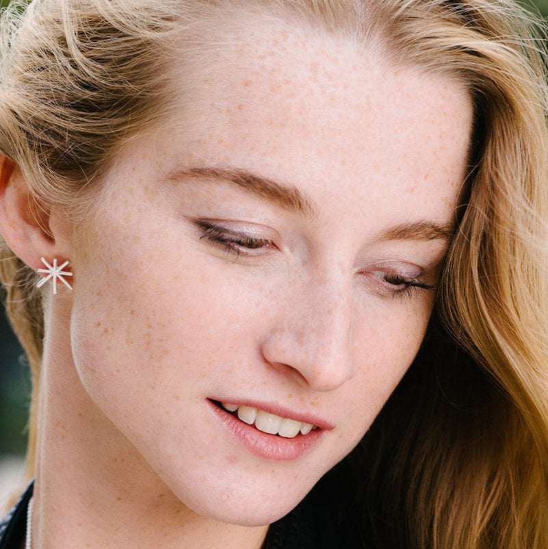 Sterling Silver Gemma Earrings