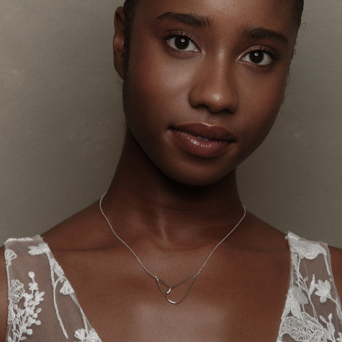 Sterling Silver Raindrops Necklace by Aurore Havenne