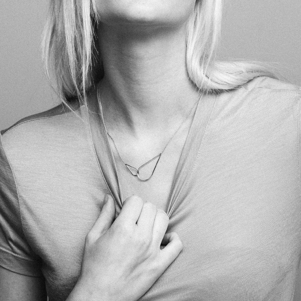 Collier Raindrops en argent, un look à la fois simple et sophistiqué