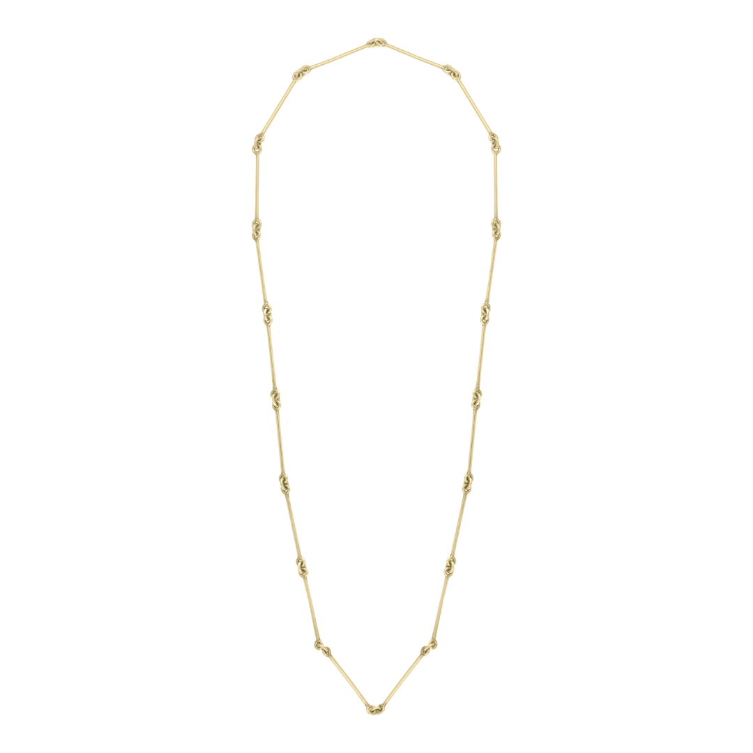 Gold-Plated Silver Lou Necklace 70 cm by Aurore Havenne