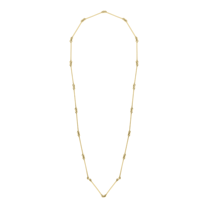 Gold Plated Silver Lou Necklace 70cm