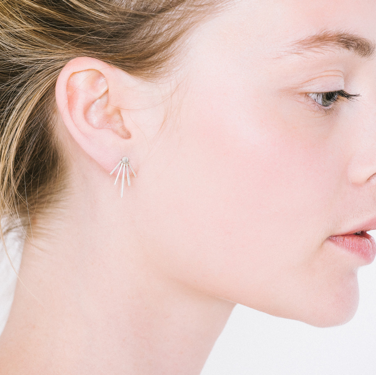 Silver Eva Earrings by Aurore Havenne