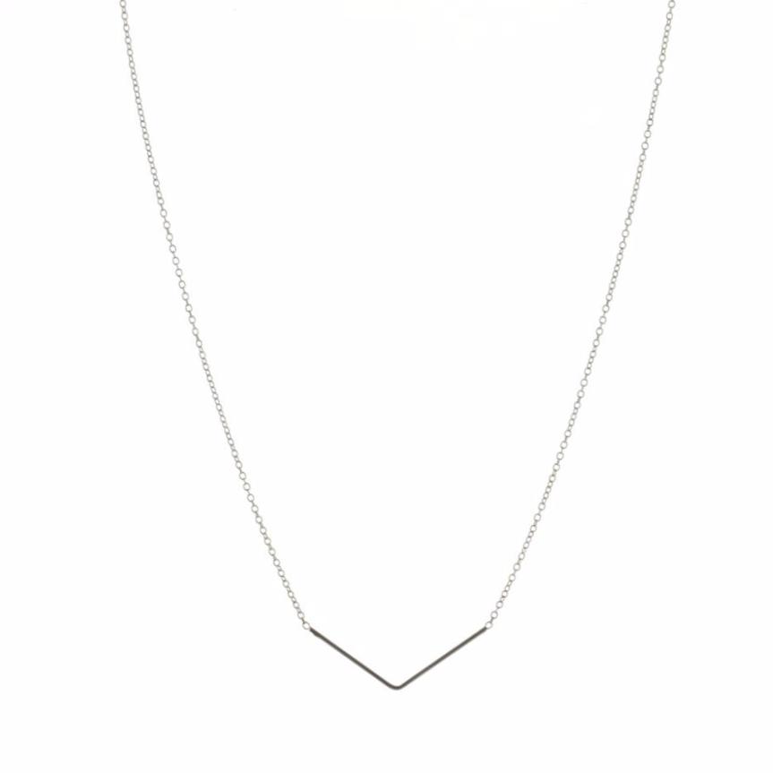 Silver Unity Triangle Necklace
