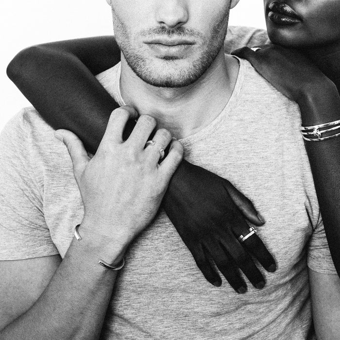 Bague Wire en argent plaqué or 4 mm, à porter seul ou en superposition unisexe pour femme et homme