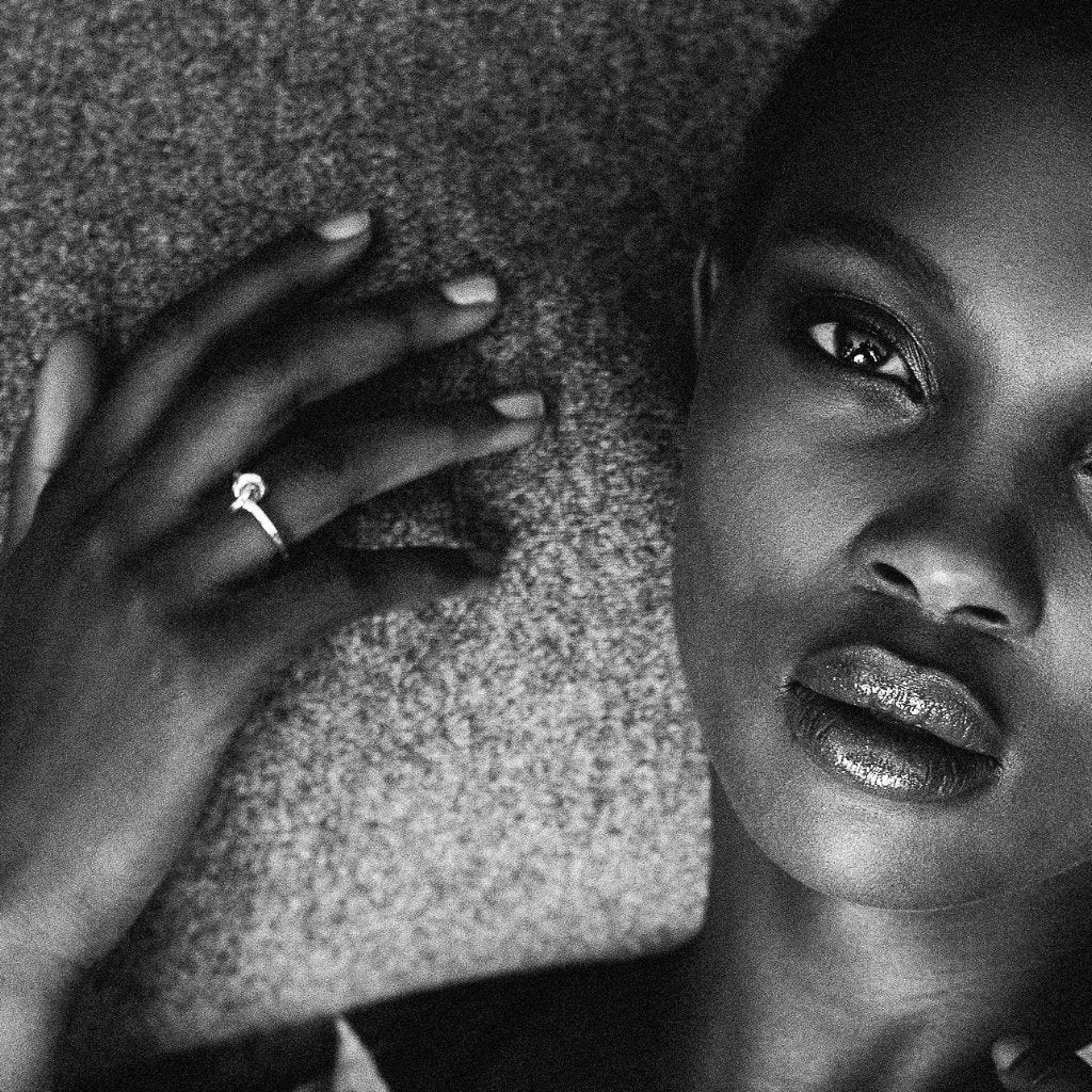 Gold-Plated Silver Knot Ring by Aurore Havenne