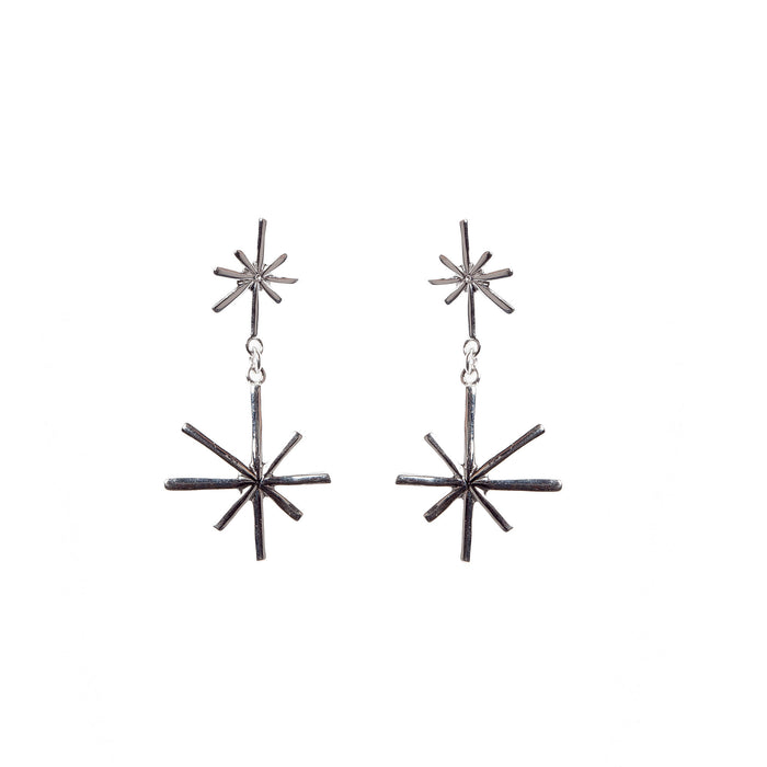 Sterling Silver Electra Earrings by Aurore Havenne