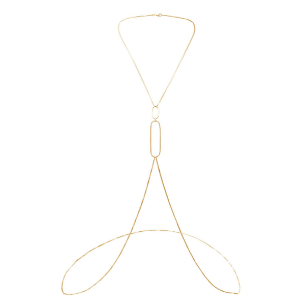 Gold Plated Silver Apheleia Body Chain by Aurore Havenne