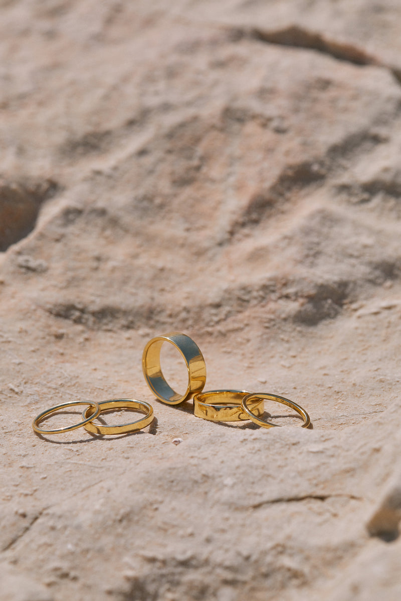Fairmined gold wedding rings 