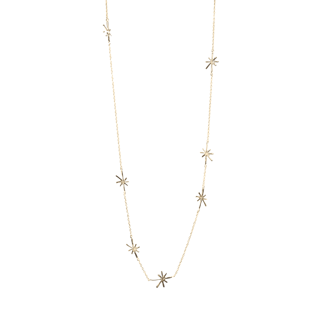 Gold-Plated Sterling Silver Supernova Necklace by Aurore Havenne