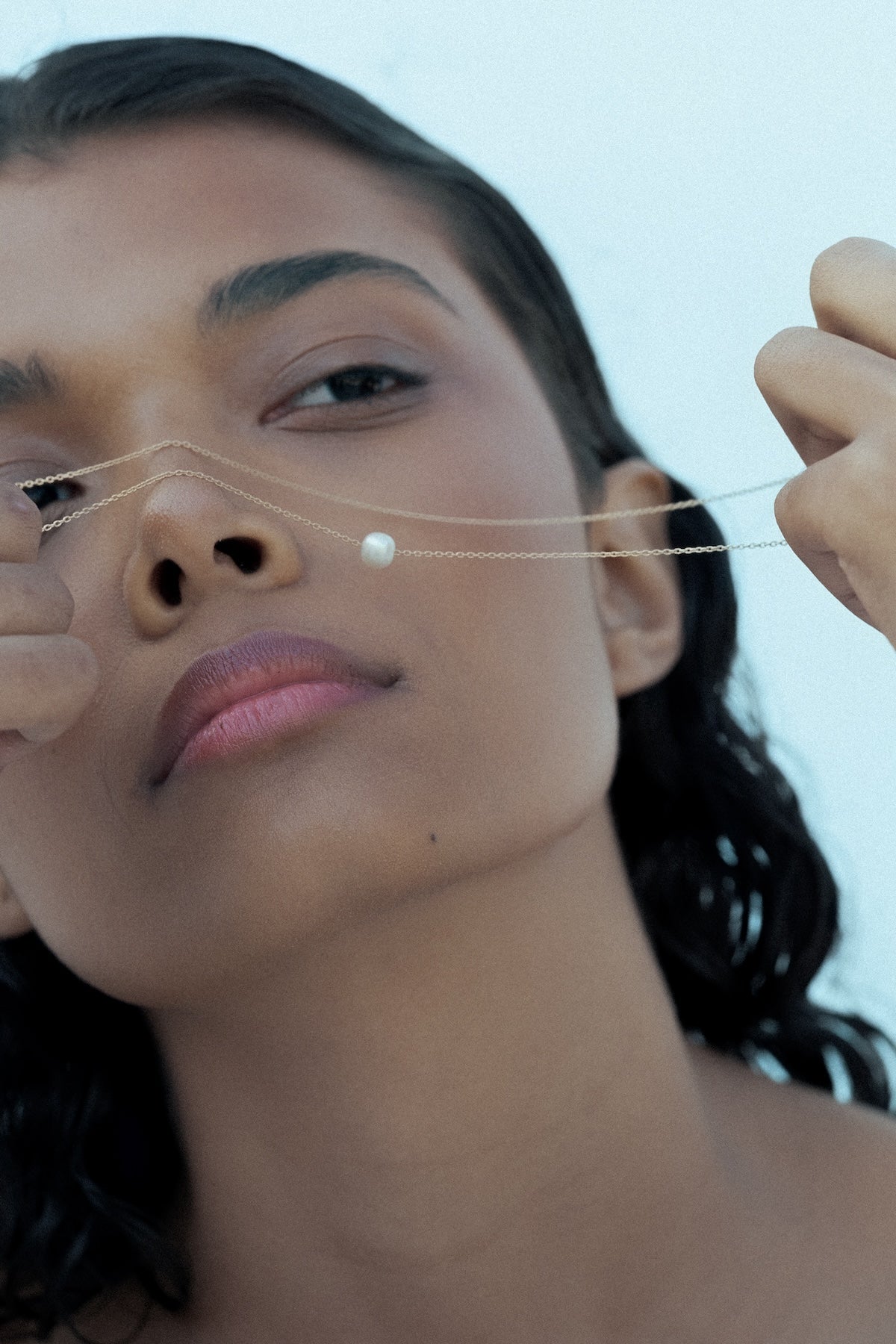Verguld Zilveren & Zoetwater Parels Ephyra Ketting