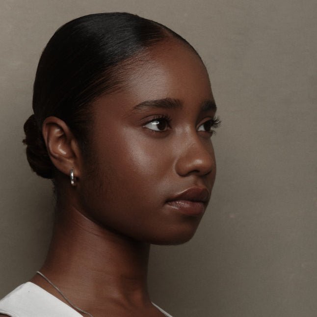 Silver Wire Earrings 3mm