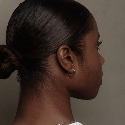 Silver Wire Earrings 2mm