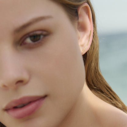 Gold-Plated Silver Milla Earrings Aurore Havenne