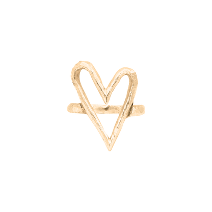 Bague Heart Vermeil
