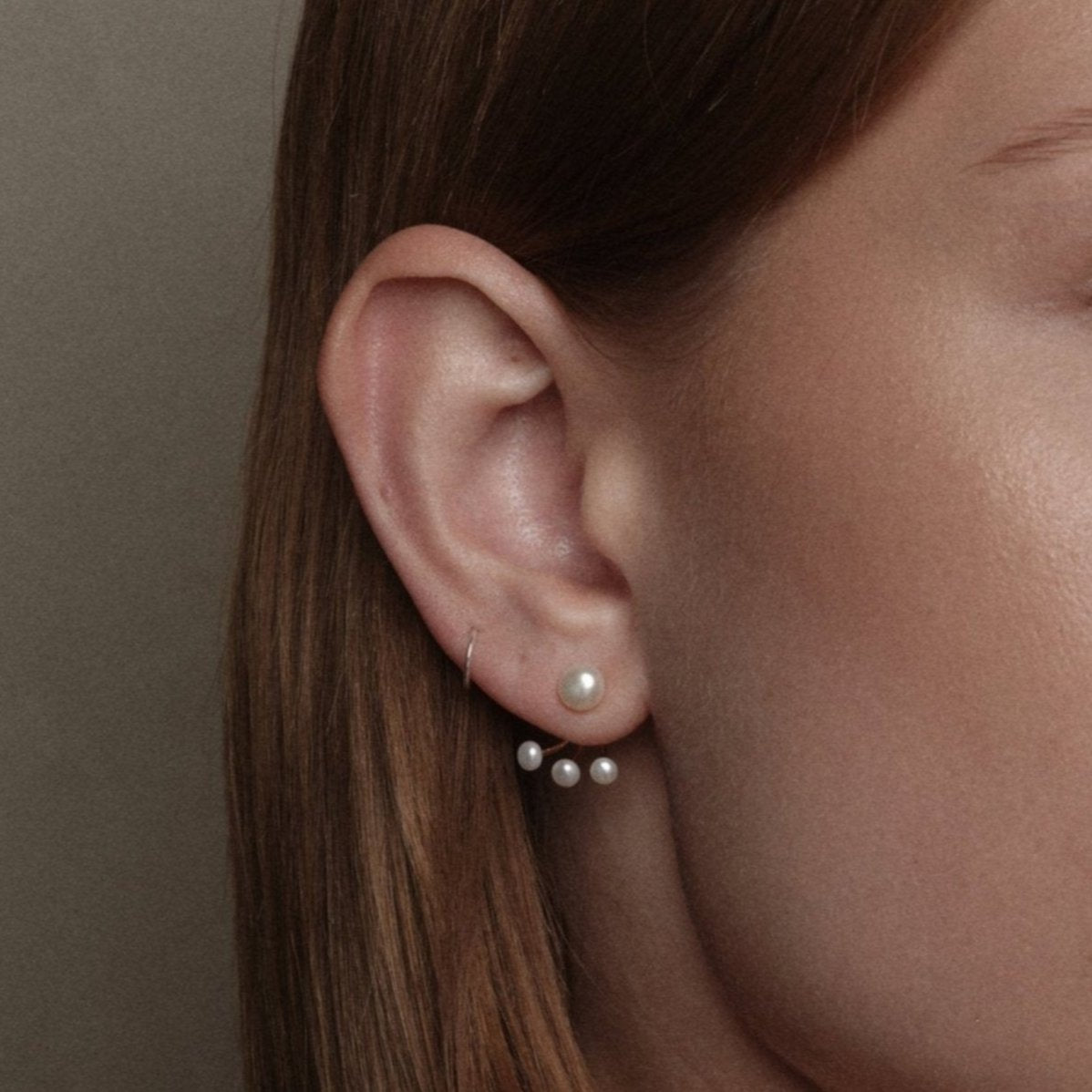 Gold-Plated Silver Calypso Earrings by Aurore Havenne