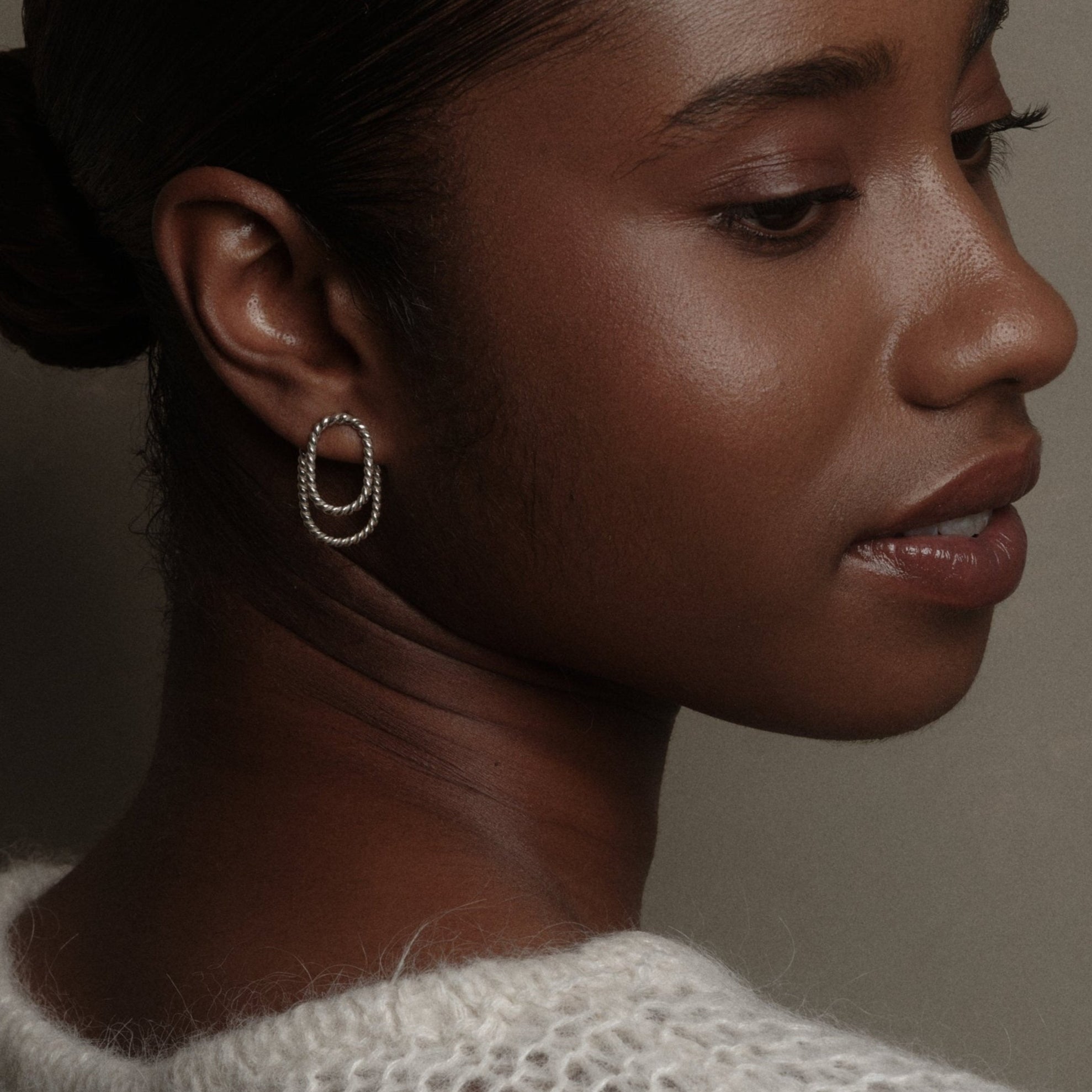 Aphéléia Ombrée Twist en argent par la créatrice belge Aurore Havenne