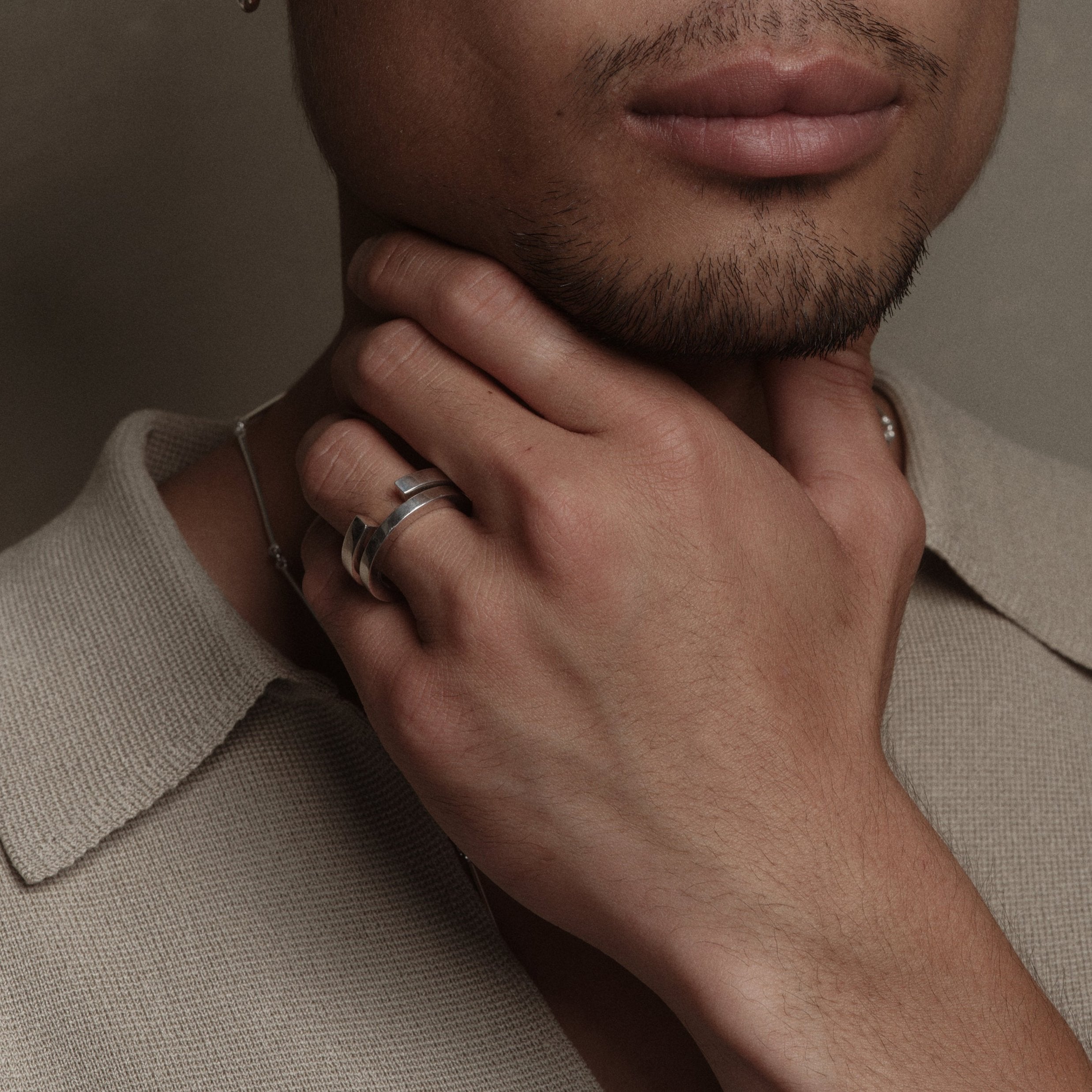 Silver Wire Open Ring 3mm by Aurore Havenne