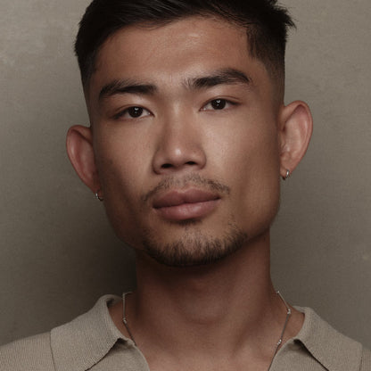 Boucles d'oreilles Charlie en argent par la créatrice Aurore Havenne