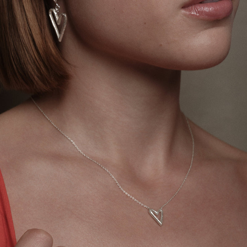 Unique Love collection by Aurore Havenne, sterling silver jewellery