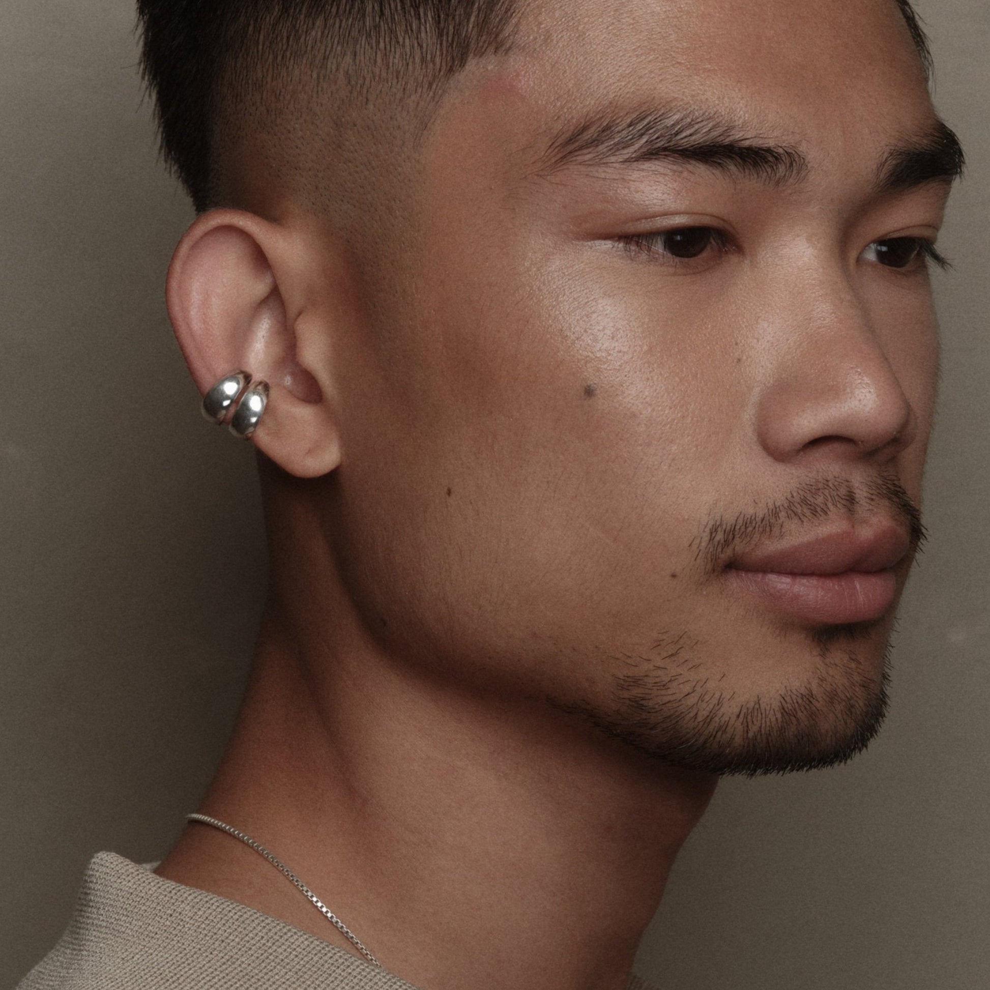 Sterling Silver Bubble Earcuff by Aurore Havenne