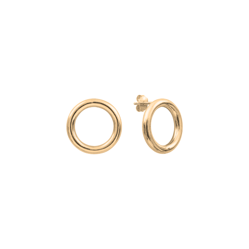 Gold plated silver Emerson earrings