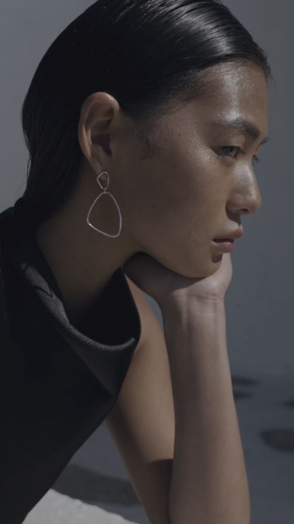 Silver Héméra Nue Earrings