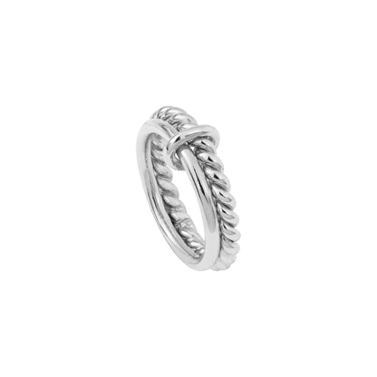 Bague Ellis non-genrée en argent par Aurore Havenne