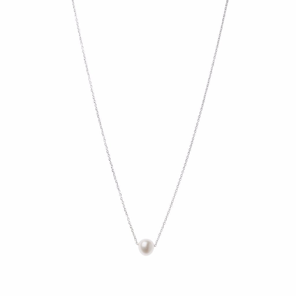 Silver And Freshwater Pearl Ephyra Necklace