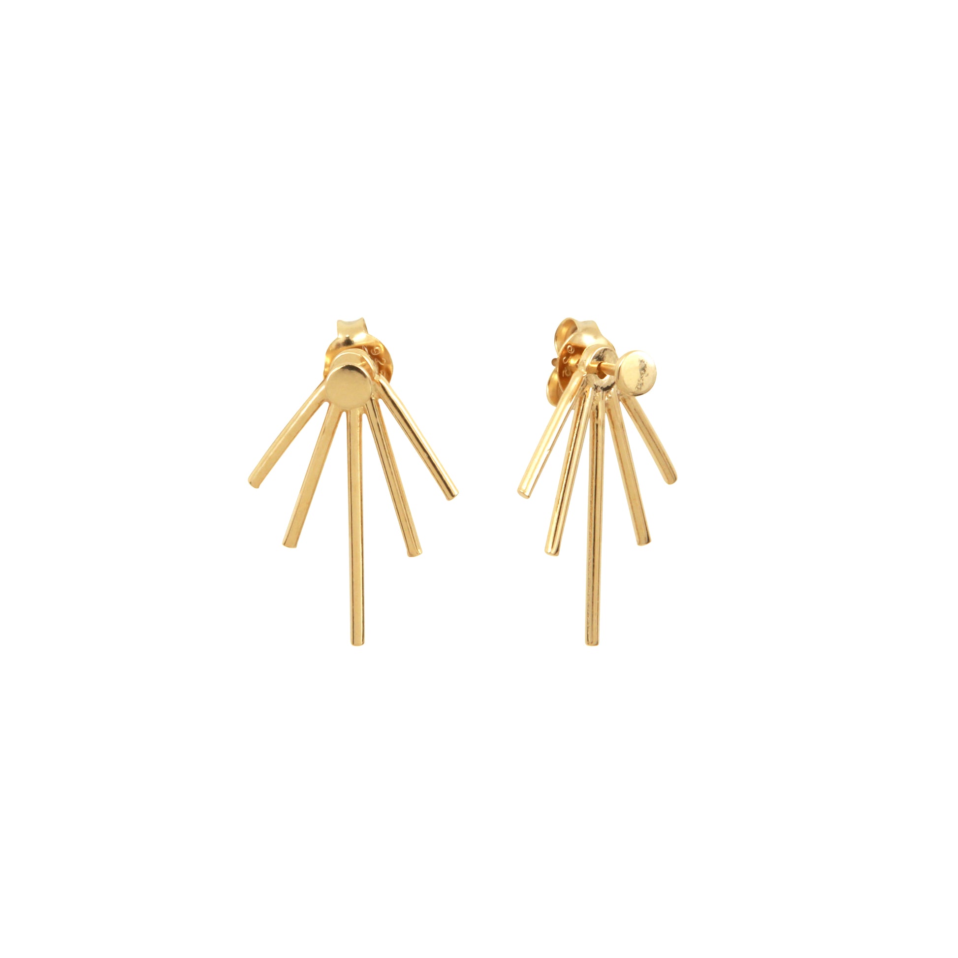 Gold Plated Silver Eva Earrings