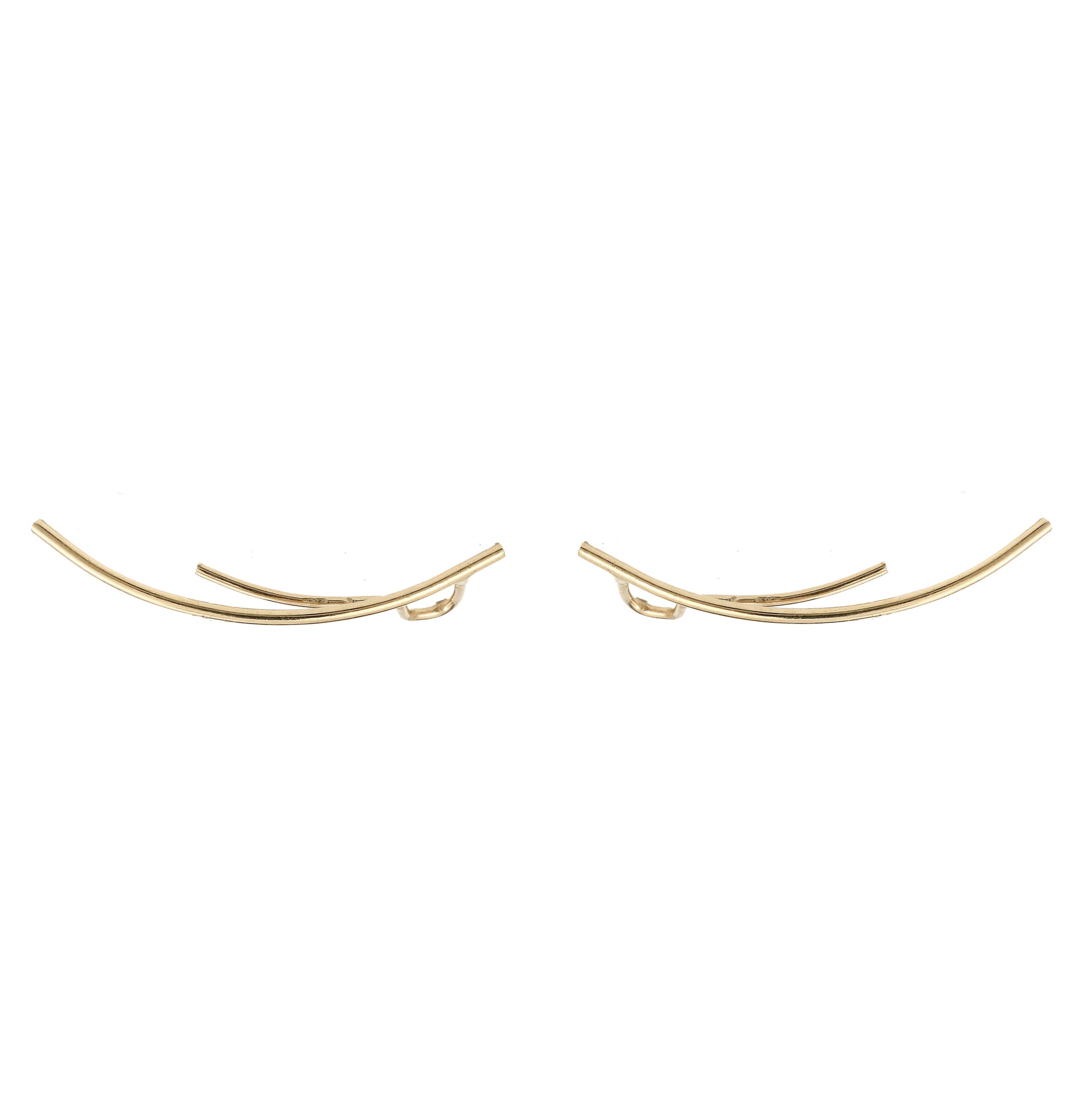 Gold-Plated Silver Milla Earrings Aurore Havenne