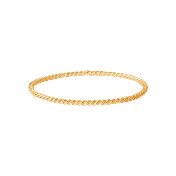 Gold Plated Silver Twist Bracelet