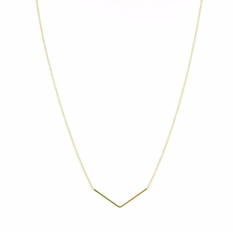 Gold Plated Silver Unity Triangle Necklace