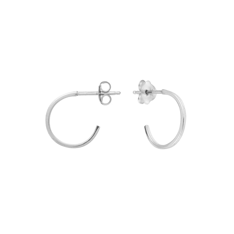 Silver Wire Earrings 1mm