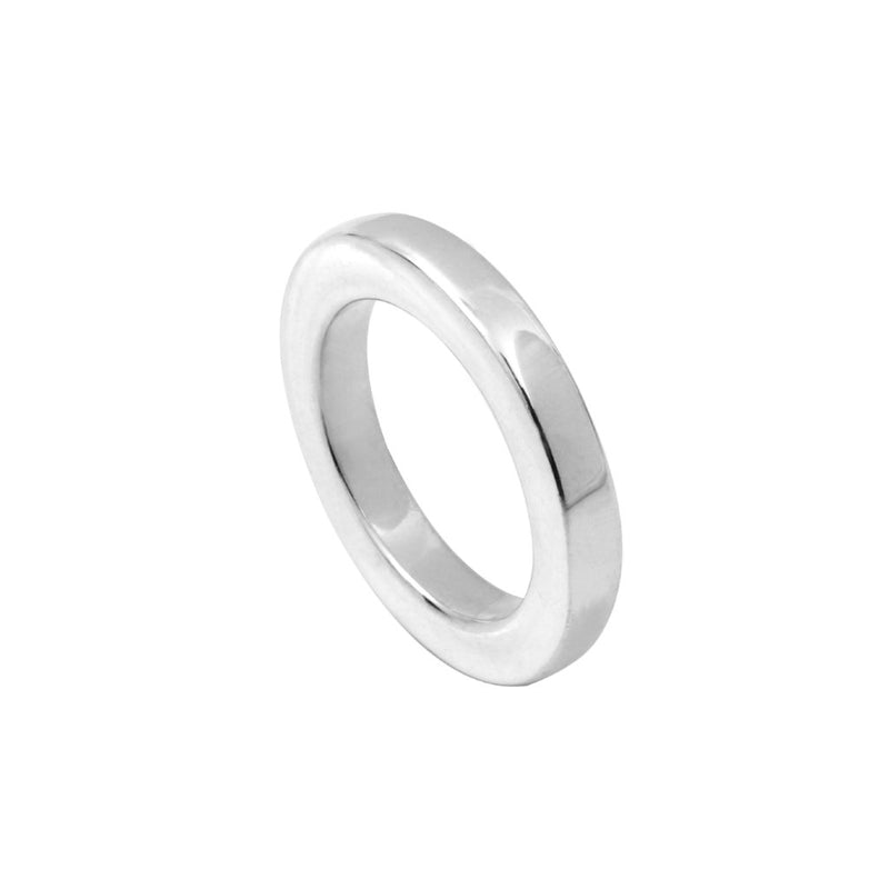 Silver Wire Closed Ring 4mm