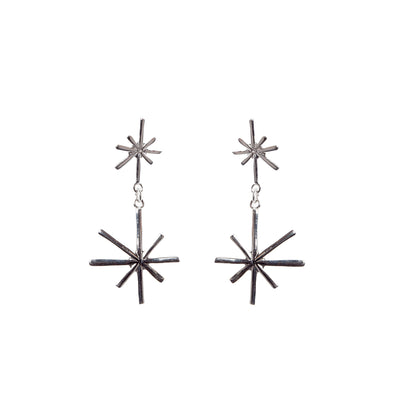 Sterling Silver Electra Earrings by Aurore Havenne