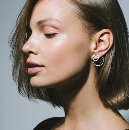 Boucles d'oreilles non genrées Calista Ombrée par la marque de bijoux Aurore Havenne